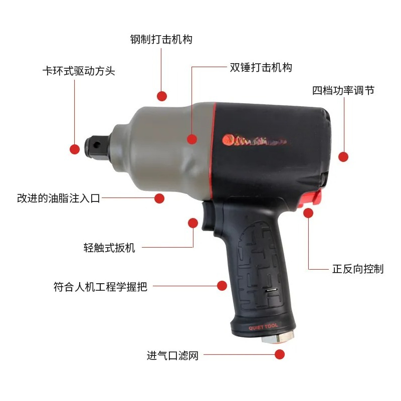 مفتاح ربط هوائي إنجرسول راند A - مراجعة Pneumatic Impact Wrench وسعره