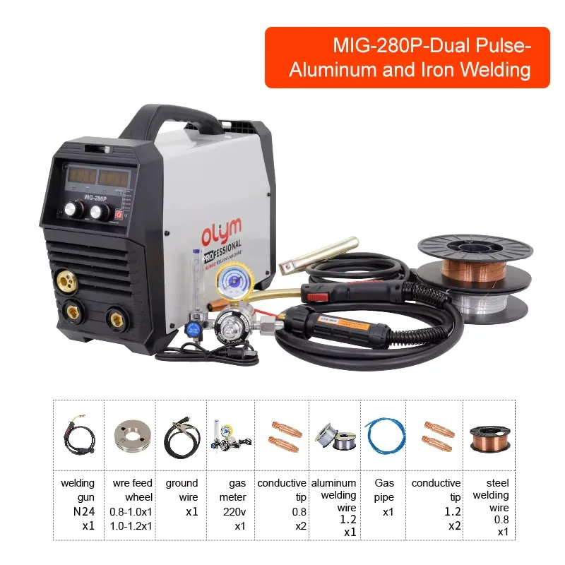 ماكينة لحام MIG 280 Pulse Inve - مراجعة Tig Welder Machine وسعره